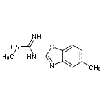 CAS#: 25039-65-0, 1-Methyl-3-(5-Methyl-1,3-Benzothiazol-2-Yl)Guanidine
