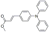 CAS 登录号：25069-81-2， 4-(二苯基氨基)肉桂酸甲酯