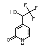 CAS 登录号：251352-67-7， 4-(2,2,2-三氟-1-羟基乙基)-2(1H)-吡啶酮