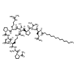 CAS 登录号：251634-22-7， N<sup>2</sup>-十四碳酰-L-谷氨酰胺酰-L-缬氨酰-L-脯氨酰-L-丝氨酰-L-精氨酰-L-脯氨酰-L-天冬氨酰胺酰-L-精氨酰-L-丙氨酰-L-脯氨酰胺