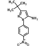 CAS 登录号：251658-55-6， 3-(2-甲基-2-丙基)-1-(4-硝基苯基)-1H-吡唑-5-胺