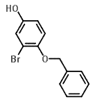 CAS 登录号：252578-40-8， 4-苄氧基-3-溴-苯酚
