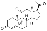 CAS 登录号：2527-11-9， 9-溴-孕甾-4-烯-3,11,20-三酮
