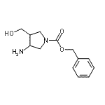 CAS#: 252770-09-5, Benzyl 3-Amino-4-(Hydroxymethyl)Pyrrolidine-1-Carboxylate