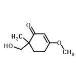 CAS 登录号：252979-13-8， 6-(羟基甲基)-3-甲氧基-6-甲基-2-环己烯-1-酮