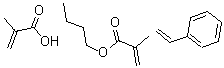 CAS#: 25301-37-5, 2-Methyl-2-Propenoic Acid Polymer With Butyl 2-Methyl-2-Propenoate And Ethenylbenzene