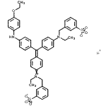 CAS#: 25305-85-5, Hydrogen 3-({[4-({4-[(4-Ethoxyphenyl)Amino]Phenyl}{4-[Ethyl(3-Sulfonatobenzyl)Amino]Phenyl}Methylene)-2,5-Cyclohexadien-1-Ylidene](Ethyl)Ammonio}Methyl)Benzenesulfonate
