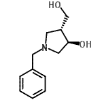 CAS 登录号：253129-03-2， (3R,4R)-1-苄基-4-(羟基甲基)-3-吡咯烷醇