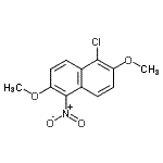 CAS#: 25314-98-1, 1-Chloro-2,6-Dimethoxy-5-Nitronaphthalene