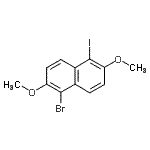 CAS#: 25315-13-3, 1-Bromo-5-Iodo-2,6-Dimethoxynaphthalene