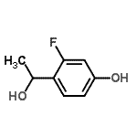 CAS#: 253166-66-4, 3-Fluoro-4-(1-Hydroxyethyl)Phenol