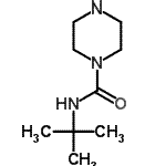 CAS 登录号：253175-42-7， N-(2-甲基-2-丙基)-1-哌嗪甲酰胺