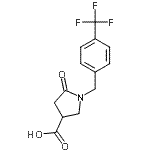 CAS#: 253178-82-4, 5-Oxo-1-[4-(Trifluoromethyl)Benzyl]-3-Pyrrolidinecarboxylic Acid