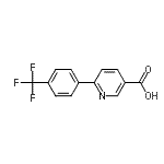CAS#: 253315-23-0, 6-[4-(Trifluoromethyl)Phenyl]Nicotinic Acid