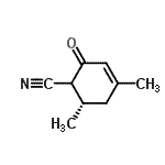 CAS#: 253451-25-1, (6S)-4,6-Dimethyl-2-Oxo-3-Cyclohexene-1-Carbonitrile