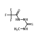 CAS 登录号：25366-21-6， N-甲基-2-(三氟乙酰基)肼基硫代甲酰胺