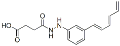 CAS 登录号：25375-16-0， 3-[[2-[3-(1,3,5-己三烯基)苯基]肼基]羰基]丙酸