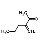CAS 登录号：25409-10-3， 3-亚甲基-2-己酮