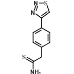 CAS 登录号：254429-83-9， 2-[4-(1,2,3-噻二唑-4-基)苯基]硫代乙酰胺