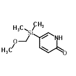 CAS 登录号：254886-31-2， 5-[(甲氧基甲基)(二甲基)硅烷基]-2(1H)-吡啶酮