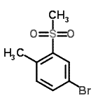 CAS#: 254887-17-7, 4-Bromo-1-Methyl-2-(Methylsulfonyl)Benzene