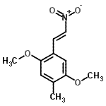 CAS 登录号：25505-64-0， 1,4-二甲氧基-2-甲基-5-[(E)-2-硝基乙烯基]苯