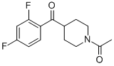 CAS 登录号：25519-77-1， 1-[4-(4-氟苯甲酰)-1-哌啶基]-乙酮