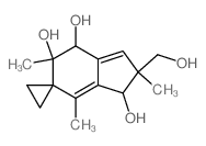 CAS 登录号：25532-76-7， (2'S)-2',3',6',7'-四氢-2'beta-(羟基甲基)-2',4',6'-三甲基螺[环丙烷-1,5'-[5H]茚]-3'alpha,6'beta,7'alpha-三醇