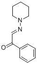 CAS#: 25555-27-5, alpha-(Piperidinoimino)Acetophenone