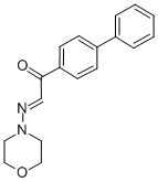 CAS 登录号:25561-43-7, alpha-(吗啉基亚氨基)-4'-苯基苯乙酮