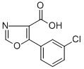 CAS 登录号：255876-54-1， 5-(3-氯苯基)恶唑-4-羧酸
