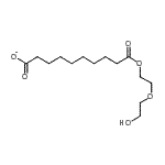 CAS#: 25610-21-3, 10-[2-(2-Hydroxyethoxy)Ethoxy]-10-Oxodecanoate