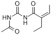 CAS 登录号：25614-78-2， N3-乙酰基-2-乙基-顺式-巴豆酰脲