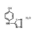CAS#: 256348-45-5, 4-(1,2,3,4-Thiatriazol-5-Ylamino)Phenol Hydrate (1:1)