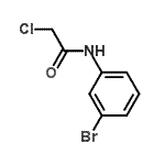 CAS 登录号：2564-03-6， N-(3-溴苯基)-2-氯乙酰胺