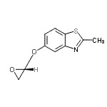 CAS 登录号：256420-60-7， 2-甲基-5-[[(2S)-环氧乙烷-2-基]甲氧基]-1,3-苯并噻唑