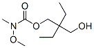 CAS 登录号：25652-10-2， N-甲氧基-N-甲基氨基甲酸 2-乙基-2-(羟基甲基)丁基酯