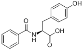 CAS 登录号：2566-23-6， (2S)-2-(苯甲酰基氨基)-3-(4-羟基苯基)丙酸