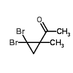 CAS 登录号：2568-73-2， 1-(2,2-二溴-1-甲基环丙基)乙酮