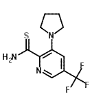 CAS#: 257287-82-4, 3-(1-Pyrrolidinyl)-5-(Trifluoromethyl)-2-Pyridinecarbothioamide