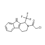 CAS#: 257295-47-9, 2-Chloro-1-[1-(Trifluoromethyl)-1,3,4,9-Tetrahydro-2H-beta-Carbolin-2-Yl]Ethanone