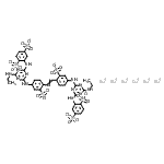 CAS#: 25778-91-0, Hexasodium 2-[[4-[4-[2-[4-[[4-(2,5-Disulfonatoanilino)-6-(Ethylamino)-1,3,5-Triazin-2-Yl]Amino]-2-Sulfonato-Phenyl]Vinyl]-3-Sulfonato-Anilino]-6-(Ethylamino)-1,3,5-Triazin-2-Yl]Amino]Benzene-1,4-Disulfonate
