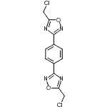 CAS 登录号：257880-89-0， 3,3'-(1,4-亚苯基)二[5-(氯甲基)-1,2,4-恶二唑]