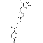 CAS 登录号：257883-22-0， 5-(4-{2-[(5-羟基-2-吡啶基)(甲基)氨基]乙氧基}苄基)-1,3-噻唑烷-2,4-二酮