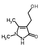 CAS#: 258281-03-7, 4-(2-Hydroxyethyl)-1,5-Dimethyl-1,2-Dihydro-3H-Pyrazol-3-One
