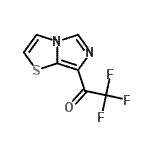 CAS 登录号：258839-25-7， 2,2,2-三氟-1-(咪唑并[5,1-b][1,3]噻唑-7-基)乙酮