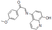 CAS 登录号：25912-20-3， alpha-[(8-羟基-5-喹啉基)亚氨基]-4'-甲氧基苯乙酮