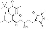 CAS#: 259188-38-0, (2S)-3,3-Dimethyl-2-Methylamino-N-[(2S)-4-Methyl-2-[[(2S)-2-Sulfanyl-4 -(3,4,4-Trimethyl-2,5-Dioxo-Imidazolidin-1-Yl)Butanoyl]Amino]Pentanoyl]Butanamide