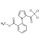 CAS#: 259243-93-1, Methyl 2-[2-(Trichloroacetyl)-1H-Pyrrol-1-Yl]Benzoate