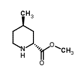 CAS#: 259538-27-7, Methyl (2R,4R)-4-Methyl-2-Piperidinecarboxylate